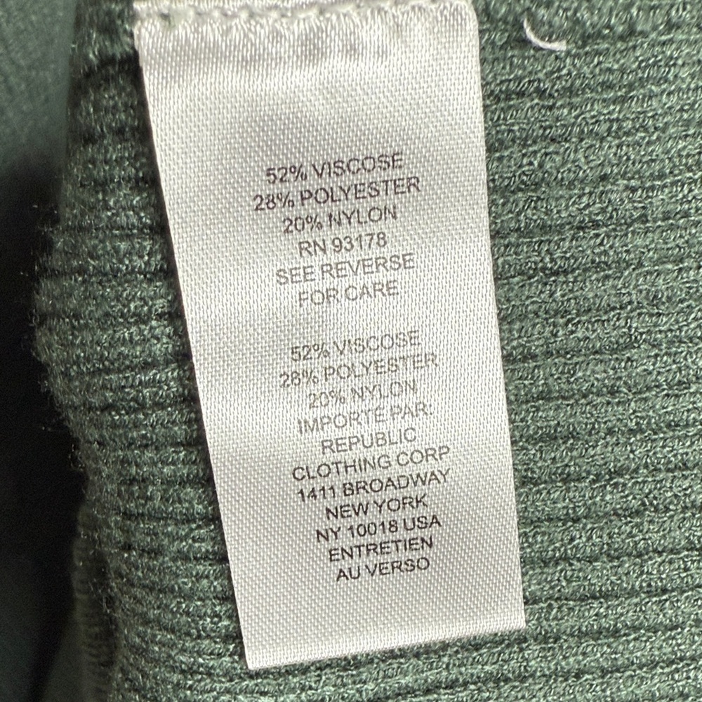 Tahari Sage Long Sleeve Ribbed Midi Dress- Size S- NWT - Picture 6 of 7